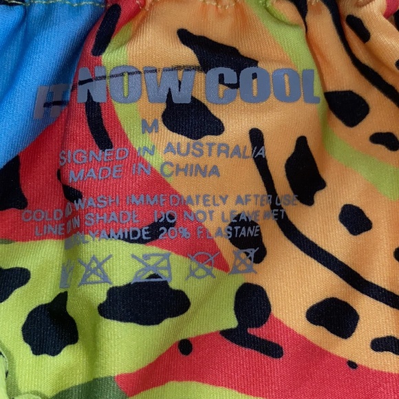 (A21) It’s Now Cool The Square Tie Bikini Top w/string bottom, Sz L top/M bottom - Picture 9 of 12